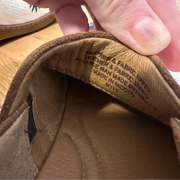 Born Brown and Cream Geometric Mule Moccasins - Picture 7 of 8